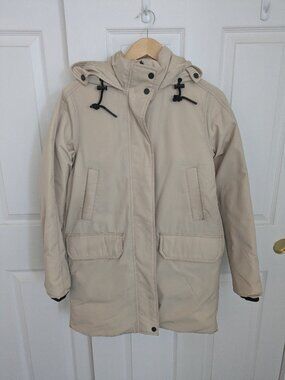 Everlane The Re:Down Military Parka - Cashew - XS